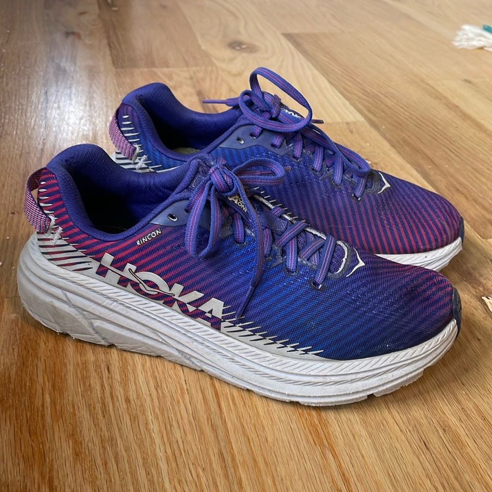 Hoka Rincon purple, women’s size 7.5